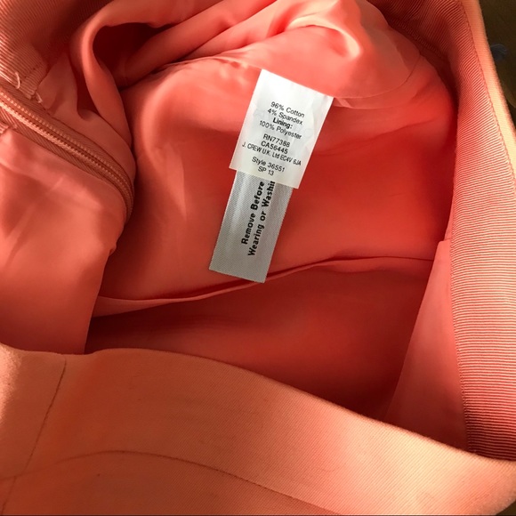 J.Crew No 2 pencil skirt in peach - Picture 5 of 6